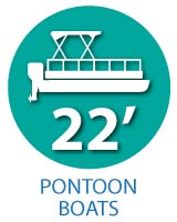 22' Pontoon Boats